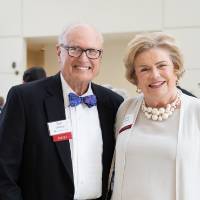 Guests posing in the Grand Gallery before Enrichment.